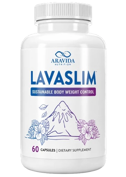 LavaSlim supplement Bottle front view